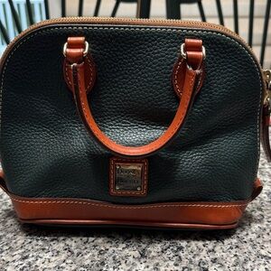 Dooney & Bourke Black and Brown Mini Bag